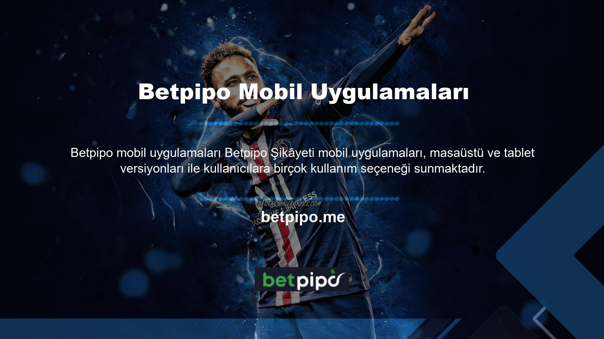 Betpipo çeşitli oyun seçenekleri, güvenilir ve eğlenceli ortamıyla hizmet vermektedir